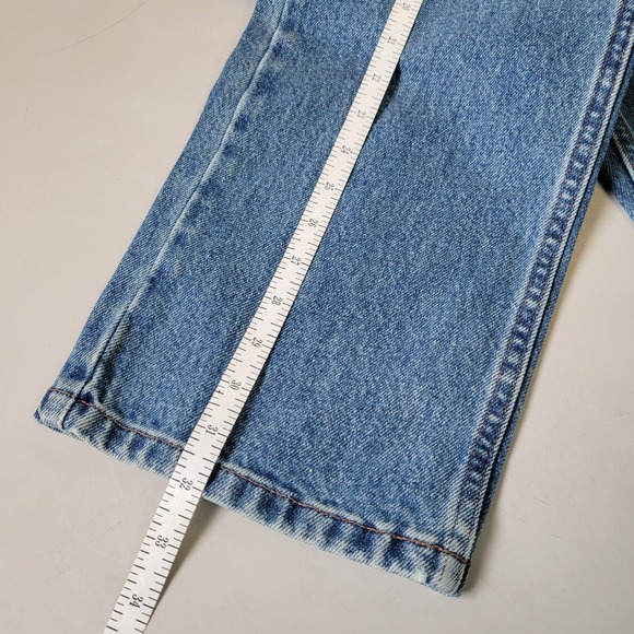 Harley Davidson Mens 34x32 Straight Leg Mid Rise Denim Blue Jeans - Picture 11 of 12